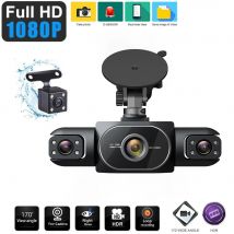 Dash Cam 4Channel 360° Car Camera Black Box Front Left Right Rear View Car DVR Video Recorder G-Sensor 24H Parking Monitor