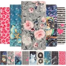 Cute Cat Print Flip Case For Samsung Galaxy A03 A04S A05 A05S A06 A13 A14 A16 A23 A24 A25 A34 A35 A36 A52S A53 A54 A55 5G Cover