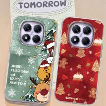 Frohe Weihnachten Schneemann Telefon Fall Für Xiaomi Redmi Hinweis 14 13 12 11 10 11S 10S 9 8 Pro 15C 14C 13C A3X A1 A2 A3 A4 9C 9A Abdeckung