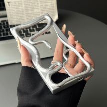 Überzug Hohl 3D Schlange Muster Fall Für Samsung S25 Ultra S24 S23 S22Ultra Wärmeableitung Kühlung Stoßfest Schutzhülle