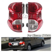 Luces traseras exteriores para Nissan NV200 2009-2019, luz trasera, luz de freno, lámpara antiniebla trasera, cubierta de lámparas de advertencia, accesorios para coche