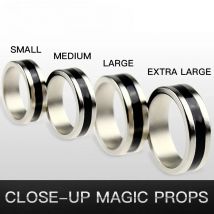 Schwarz Kreis Pk Ring Zaubertricks Starke Magnetische Magnet Ring Münze Finger Dekoration 18/19/20/21mm größe Magie Ring Requisiten Werkzeuge