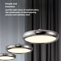 Moderne minimalistische Restaurant UFO Pendelleuchte, lange Pendelleuchte für die Küche, Wohnzimmer-Esstisch, dekorative Deckenbeleuchtung