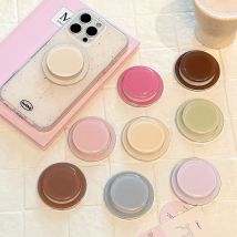 Supporto per telefono magnetico minimalista in tinta unita per iPhone 16 15 14 13 12 Cavalletto con impugnatura MagSafe in più colori