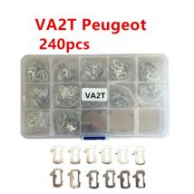 200 Teile/los VA2T VA2 messing Auto Lock Reparatur Zubehör Auto Lock Reed Lock Platte Für Peugeot Citroen 12 arten jeweils 20 stücke