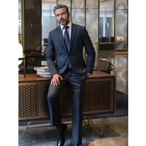 Blue Mens Necktie Brown Ties for Men Wedding Guest Gift Classic Gray Silk Blend Party Christmas Dropshipping