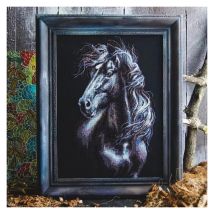 Top Qualität Beliebte Gezählt Kreuz Stich Kits Wind In Mähnen Starkes Pferd Tier Diy Stickerei Hand Riolis 1494
