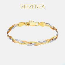 Italienischer Schmuck, 925er Silber, drei Farben, drei Fäden, gewebte Armbänder, glänzende Luxus-Mode, dünnes Armband für Frauen, Geschenk, Party