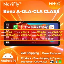 8 Core Android 14 Auto Radio Wireless CarPlay Per Mercedes-Benz Classe A W176 GLA X156 CLA C117 DSP GPS 4G WIFI Lettore Multimediale