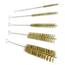 Spazzola per tubi flessibile piccola multiuso per rimuovere la ruggine Spazzola in ottone Spazzola per tubi durevole per pulire le bottiglie dei tubi di lucidatura automobilistiche