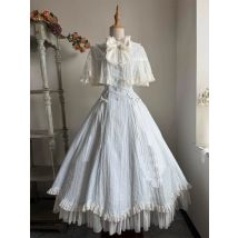 French Elegant Sweet Lolita Dress Women Bow Lace Patchwork Princess Party Dresses New Slim Fashion Hepburn Clothing Summer 2025