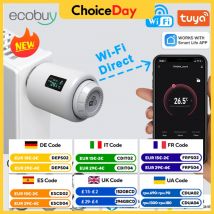 Tuya WiFi Thermostatventile Heizkörper Smart Heizkörperventil TRV Thermokopf Temperaturregler Thermostat Alexa Google Home