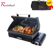 Griglia da campeggio multigas Griglia per barbecue portatile Griglia pieghevole a carbone Griglia per esterni in acciaio inossidabile Cottura Strumenti per barbecue da picnic