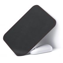 4 mm großes Mauspad, PU-Leder-Mauspad mit genähtem Rand, Mikrofaserbasis mit rutschfester, wasserdichter Oberfläche, Mauspad für Computer und Laptops