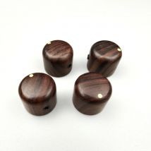 Kaynes Potentiometerknopf aus rotem, braunem Palisander, Innendurchmesser 6 mm, für E-Gitarre, Bass-Zubehör