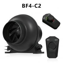 Ventola di ventilazione tipo condotto EC C2 con pulsante manuale, 100 mm (4 pollici) viene utilizzata per la ventilazione, in serre,