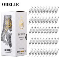 Quelle 50Pcs Tattoo Patrone Round Liner Shader 0,30/0,35MM Einweg Sterilisierte Sicherheit Tattoo Nadel Make-Up Für Tätowierer
