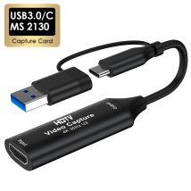 MS2130 Chip Tipo C USB3.0/2.0 Scheda di acquisizione 4K HDTV Video Grabber 1080P Registrazione di giochi Streaming live per PS4 Xbox