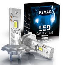 2PCS H7 H4 9005 9006 HB3 HB4 H11 H8 H9 LED Scheinwerfer Lampen 12V 6000K 3570Chips stecker und Spielen für Auto Scheinwerfer Lichter
