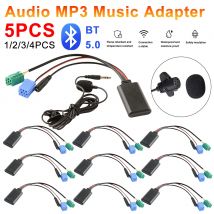 Auto Bluetooth-kompatibel 5,0 Aux Kabel Mikrofon Freis prec heinrich tung Handy kostenlos Anruf Adapter für Renault Megane Espace Kangoo