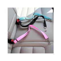 Adjustable Pet Cat Dog Car Seat  Belt Pet Seat Vehicle Dog Harness Lead Clip Safety Lever Traction Dog Collars Dog Accessoires