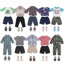 High Quality Suit For 43cm Baby Doll Clothes Accessories And 18 Inch American Doll Girl's Toys Our Generation