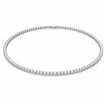 SAIYE collana in argento Sterling 925 collana a catena con zirconi moda donna semplice fidanzamento gioielli con ciondoli da sposa 4mm 45cm