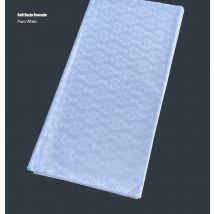 High Quality 10 Yards Brocade Bazin Riche Fabric 100% Cotton Soft African Shadda Garment Dubai Wagambari Nigerian Couple Wear