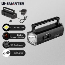 Impermeabile Dive Underwater LED torcia subacquea torce Built-in 5400ma batteria al litio luce campeggio torcia pesca