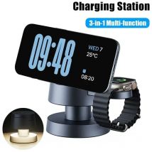 Magnetischer Nachtlicht-Wireless-Ladeständer für Magsafe iPhone 16 15 14 13 12 Apple Watch 9 8 Airpods Pro Schnellladestation