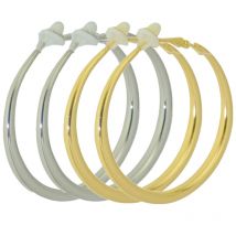 Ohrclips ohne Piercing, Ohrringe für Damen, Modeschmuck, trendiger großer Kreis, nicht durchbohrt, Studenten, Jugendmädchen-Ohrringe