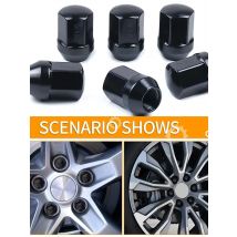 20 Black OEM Ball / Radius Seat Style Lug Nuts 7075 M14*1.5 For Porsche 911 928 968 Replaces 99918200336