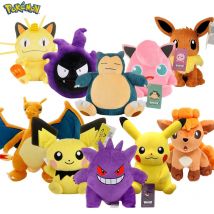 POKEMON oryginalna pluszowa zabawka Gengar Pikachu Charizard prawdziwa pluszowa lalka miękka Kawaii