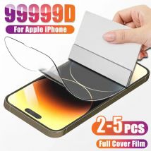 50000D Pełna folia hydrożelowa do iPhone'a 15 14 11 12 13 Pro Max 7 8 14 Plus Ochrona ekranu do