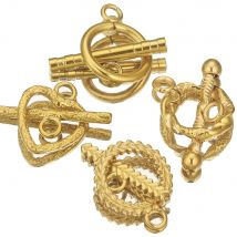 5Sets PVD Gold Edelstahl Toggle OT Verschlüsse Haken für Armband Schmuck Herstellung Materialien Kit Anschlüsse Teile Halskette Handwerk