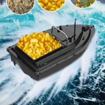 LOKEEVAN D16 Bait Barca da pesca 12000mAh Esca Attraverso Fish Finder Barca con esca per correzione automatica di crociera/rotta con telecomando