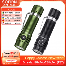 Sofirn SC18 1800lm latarka EDC USB C akumulator SST40 LED 18650 latarka TIR soczewka optyczna latarnia ze wskaźnikiem zasilania