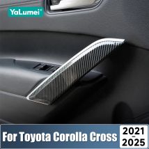 ABS Auto Vordertür Seite Innere Armlehne Trim Abdeckung Rahmen Für Toyota Corolla Kreuz XG10 2021 2022 2023 2024 2025 Hybrid Zubehör