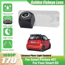 Auto Rückfahr Kamera Für Smart Fortwo 451 Für Vier Smart ED Auto HD Nachtsicht CVBS 1080 P FishEye Fahrzeug rückansicht Kamera