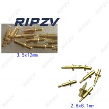 Pogo-Pin-Anschlüsse, 3,5 x 12 mm, Stromstift, Batterietest-Fingerhut-Sonde, leitfähige Nadel, DIP-Schweißen, Ladungsfeder, TANGDA A.