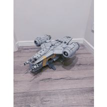 GSF 6187Pcs Galaxy The Razor Crest Building Blocks Model Spacecraft Bricks Toys for Boys Kids Adults Christmas Birthday Gifts