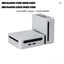 2025 Kingdelnuc Mini PC Ren4000 4700U 4800U 4500U Ren5000 5700U 5600U Win11 DDR4 up to 64GB WiFi6 NUC gaming pc Dual HD Type-C