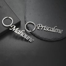 Sipuris Personalized Name Brief Schlüsselring Einzigartige Edelstahl Schlüssel Kette Für Frauen Mann Anpassung Keychain Geschenke Neue