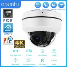 8MP 4K POE PTZ IP Kamera Im Freien Wasserdichte Metall Vandalensichere CCTV Sicherheit Überwachung Kamera 5MP Hause decke Dome Kamera