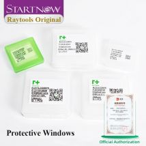 Startnow Finestre protettive laser Raytools originali 27,9x4,1 mm 211LCG0037 Lente di protezione laser in fibra 37x7 20KW 24,9x1,5 Lente tagliata