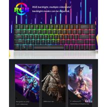 Raven68 Tastiera meccanica ad asse magnetico cablato sostituibile a caldo Tasso di ritorno 8K Gamma tasti personalizzata Tastiera da gioco sportiva elettronica