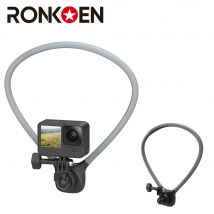 Ronkoen Neck Hold Mount Chest Mount for GoPro 13 12 Hero 11  Insta360 DJI Osmo Action 4/5 PRO Silicone Action Camera Accessories