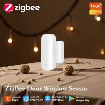 Tuya Zigbee 3.0 Door Window Sensor Smart Security Alarm Open Closed Detectors Home Anti-theft Door Contact Sensor App Control