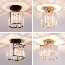 Nowoczesne lampy sufitowe Led kryształowe światło wiszące lampy sufitowe do lampa do salonu Loft oświetlenie schodów oprawy łazienkowe światło wewnętrzne