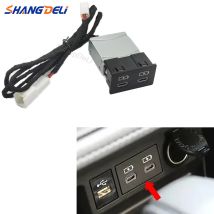 Auto Schnelle Ladegerät Dual TYPE-C PD Port Lade Interface Adapter für Toyota Camry Für Corolla RAV4 Land Cruiser 18-22